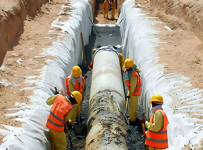 Irrigation pipeline installation