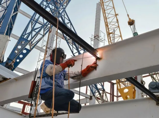 Steel member installation
