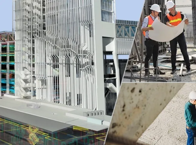 Structural steel framing