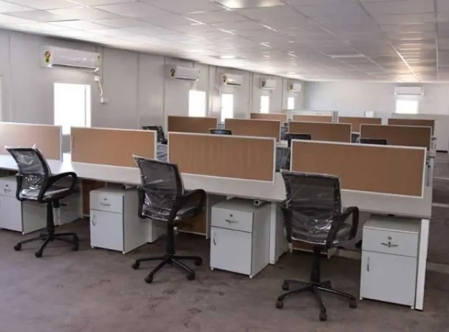 Office cabin interior