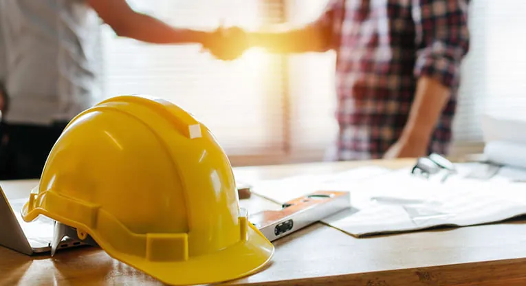 FBC engineers reviewing construction plans